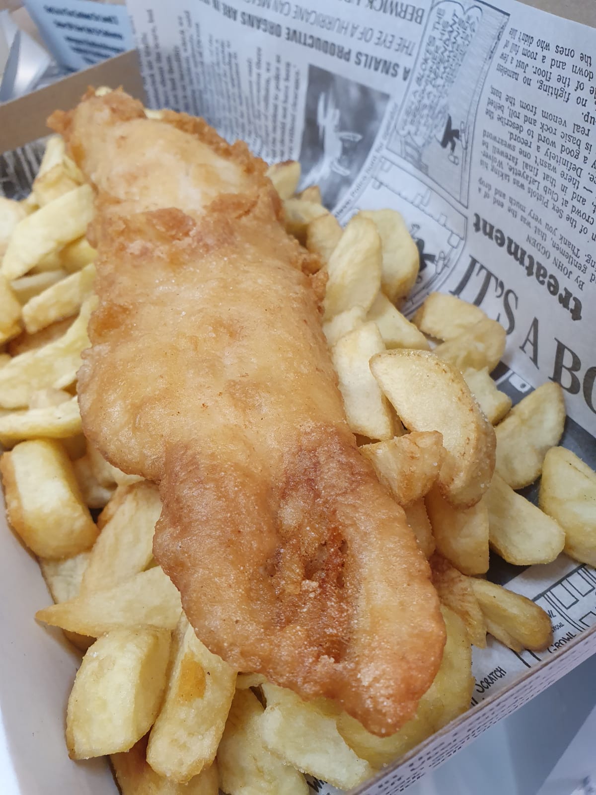 Fish & Chips - Salt & Vinegar at West Orchards